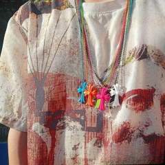 CH Resin Cross Necklace 9 colors
