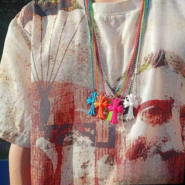 CH Resin Cross Necklace 9 colors