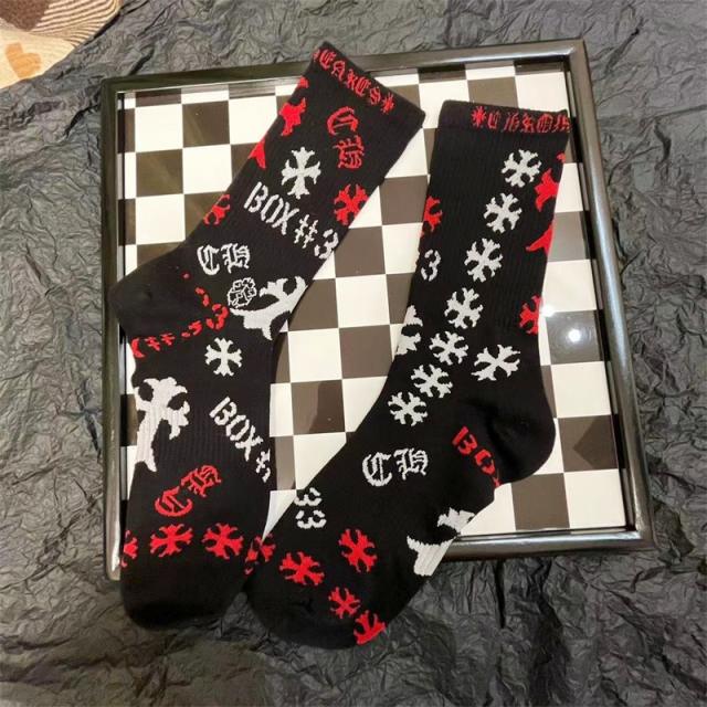 Sanskrit Alphabet Sports Stockings 2 colors