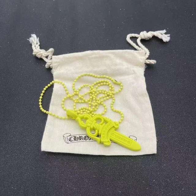 Macaron Multicolor Resin Sword Necklace 7 colors[【with dust bags】