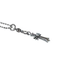 CH Single Ball Cross Necklace