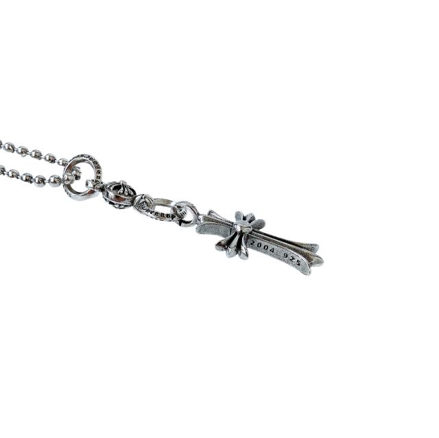 CH Single Ball Cross Necklace