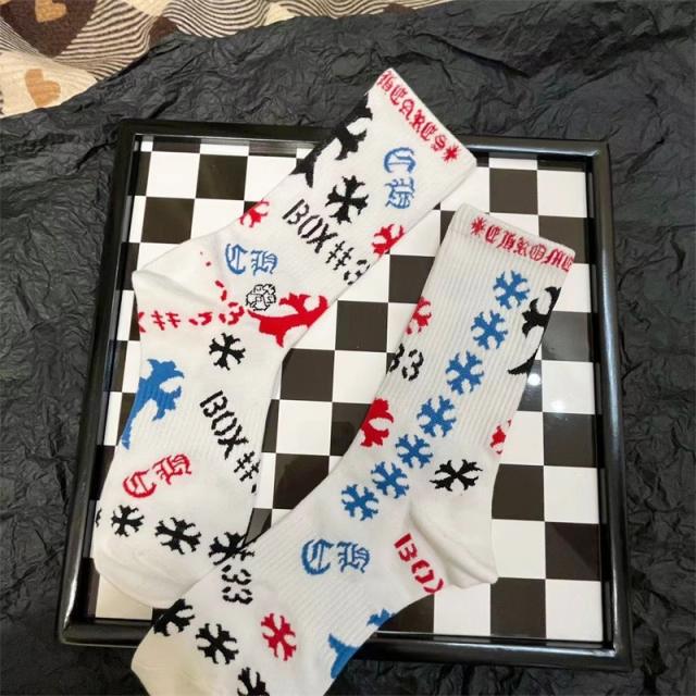 Sanskrit Alphabet Sports Stockings 2 colors