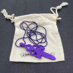 Macaron Multicolor Resin Sword Necklace 7 colors[【with dust bags】