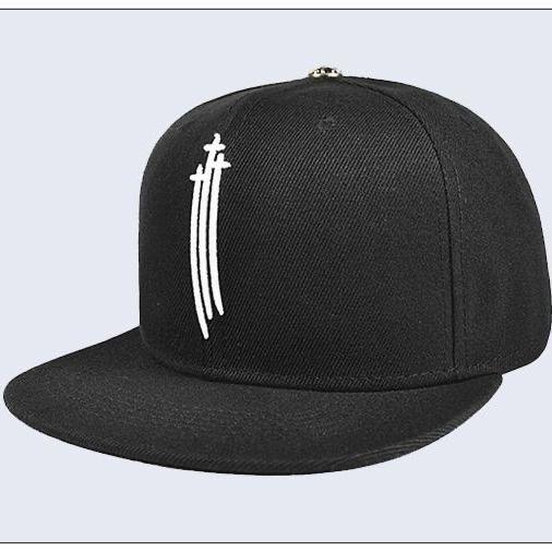 Embroidered logo flat brim cap 11 styles