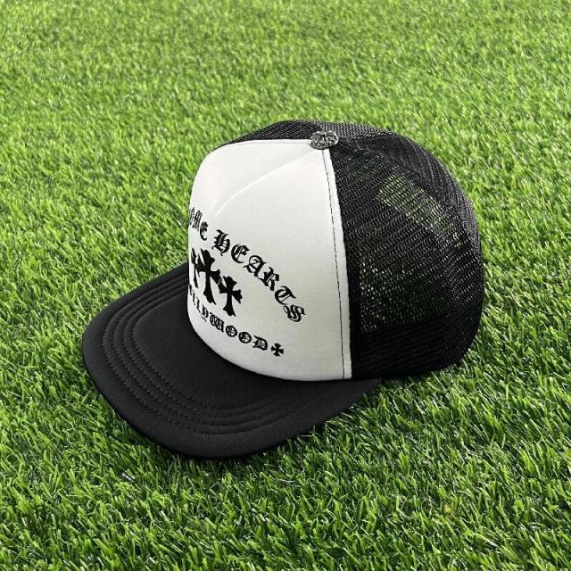 Sanskrit letter cross trucker hat