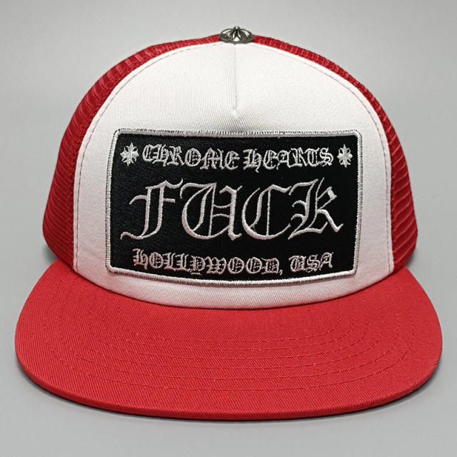 Embroidered logo flat brim cap 12 colors
