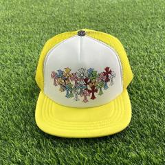 Colorful cross trucker hat