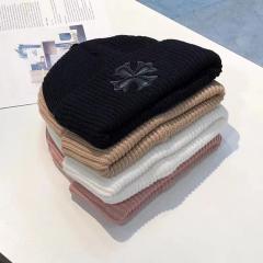 criss-crossed knit beanie 5 colors