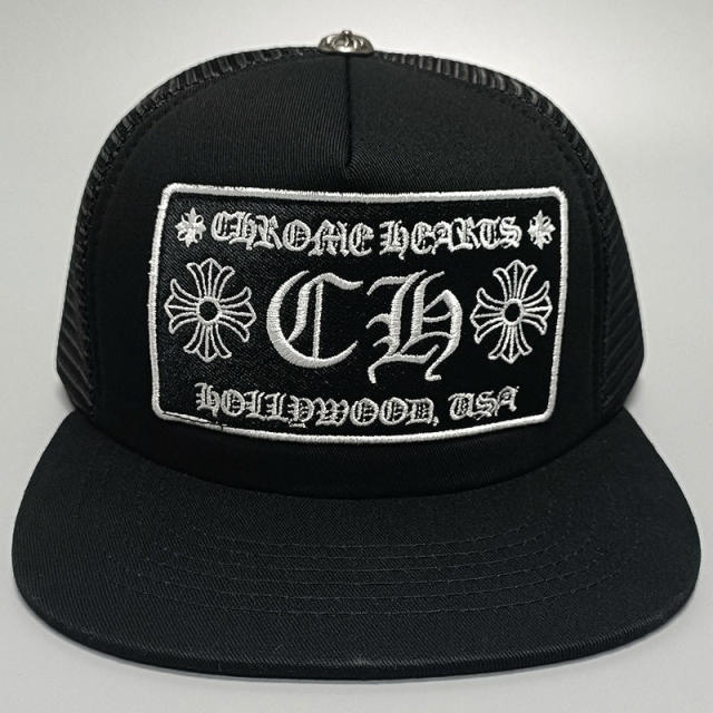 Embroidered logo flat brim cap 12 colors