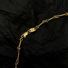 Double cross necklace full of diamonds-