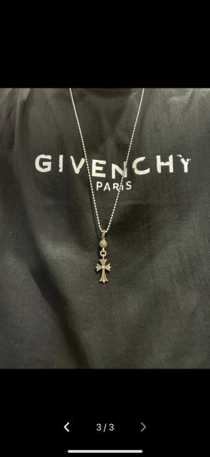 CH Single Ball Cross Necklace