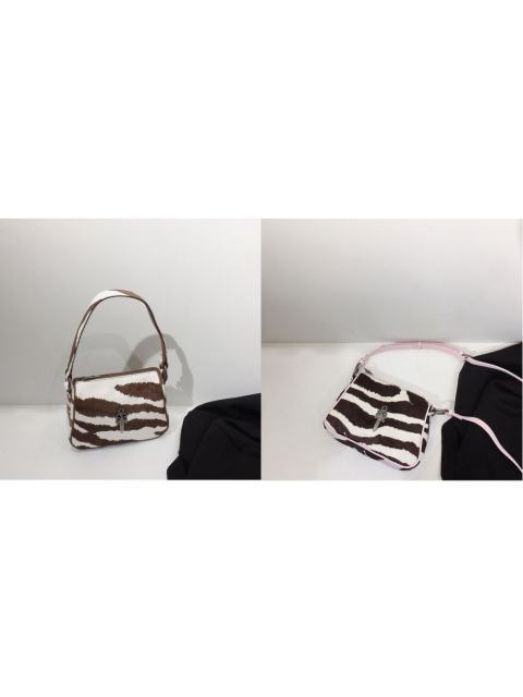 Horse Hair Cross Zebra Print Tote Bag for girls 2 colors