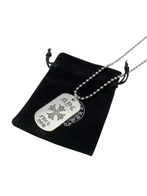 Large Cross Military Necklace