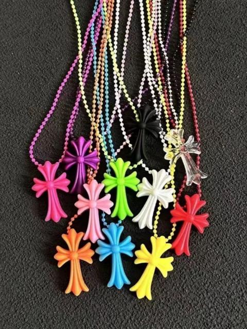 CH Resin Cross Necklace 9 colors