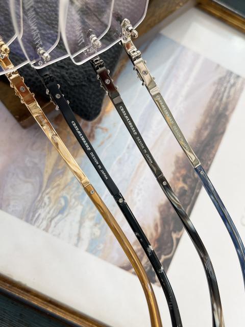 1:1 quality version Rimless Cross Eyewear 4 colors
