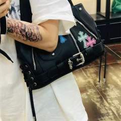 Colorful Cross Biker Retro Shoulder Underarm Bag