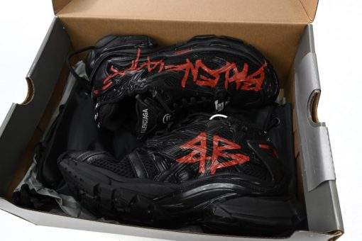 Balenciaga MEN S RUNNER GRAFFITI SNEAKER IN BLACK