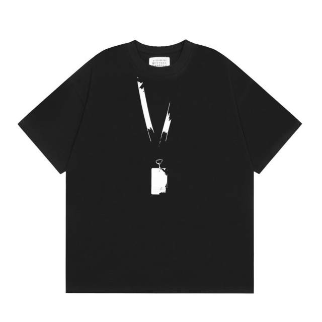 Maison Margiela MM6 Necklace T-Shirt Black White