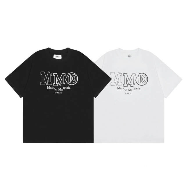 Maison Margiela MM10 Necklace T-Shirt Black White