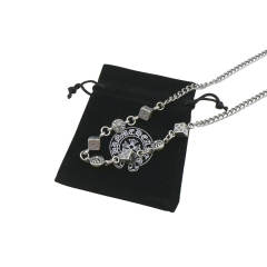 Chr0me  Hearts 925 Silver Dice Necklace