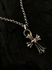 1:1 quality version The heart cross necklace-