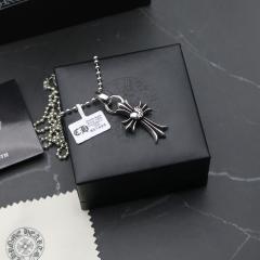 CH Heart Cross Necklace 925 Silver