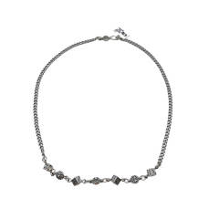 Chr0me  Hearts 925 Silver Dice Necklace