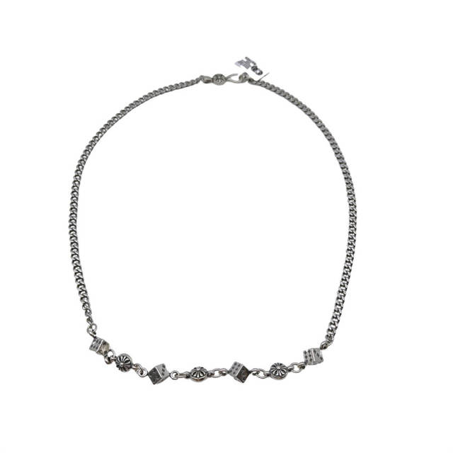 Chr0me  Hearts 925 Silver Dice Necklace