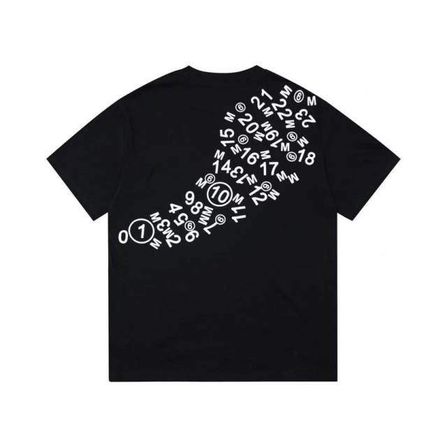 Maison Margiela MM10 Necklace T-Shirt Black White