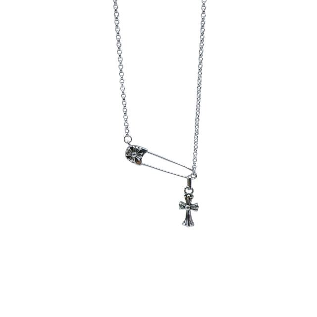 Pin Crucifix Necklace 2 colors