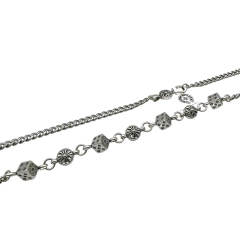 Chr0me  Hearts 925 Silver Dice Necklace
