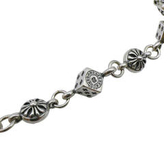 Chr0me  Hearts 925 Silver Dice Necklace