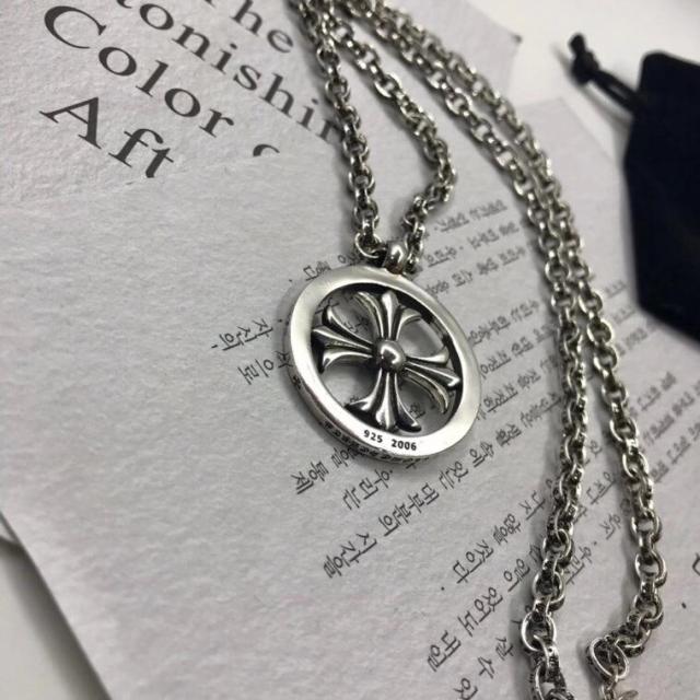 CH Cross Padent Necklace 925 Silver