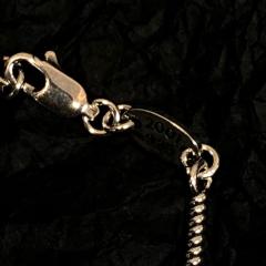 Platinum Plating double cross necklace full of diamonds-