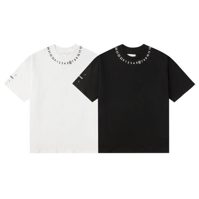 Maison Margiela MM10 Necklace T-Shirt Black White