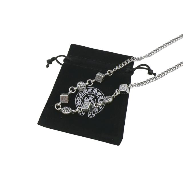 Chr0me  Hearts CH Crucifix Dice Necklace