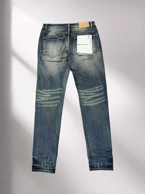 1:1 quality version Purple Washed blue Jeans