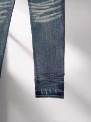 1:1 quality version Purple Washed blue Jeans