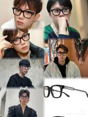 1:1 quality version Small Cross Full Frame Glasses 6 colors