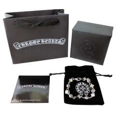 28180803 Dice Cross Flower Patchwork Bracelet