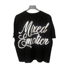 Mixed Emotion Front and back diamond cupid print Tee 2 colors
