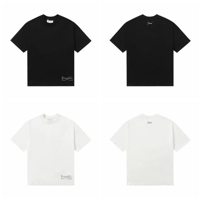 Maison Margiela MM6 T-Shirt Black White
