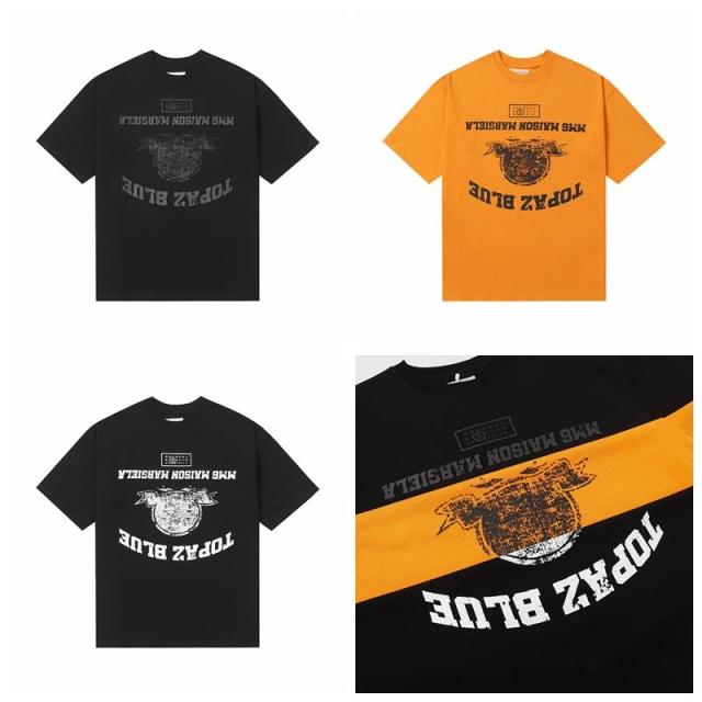 Maison Margiela MM6 T-Shirt Black Orange