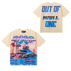 Godspeed Boat Print Tee 2 colors