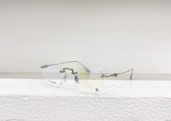 1:1 quality version Rimless glasses with large lenses 4 colors