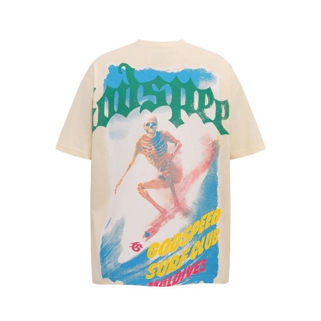 Godspeed Skull T-Shirt Beige