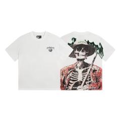 Godspeed Skull Farmer T-Shirt White Black