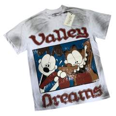 Vale Forever Cartoon Anime Printed Washed Version Tee