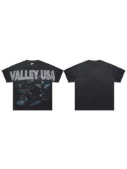 Vale Forever Beast Burned diamond Print Washed Version Tee